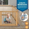 Afbeelding van KIDUKU® 7,2 meter inklapbaar veiligheidshek XXL met deur, 8 elementen voor flexibele opstelling