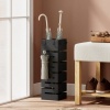 Afbeelding van Homcom Paraplurek Metaal 15,5L x 15,5B x 49H cm Zwart