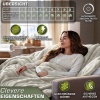 Afbeelding van Sinnlein® pluche warmtedeken 200 x 180 cm crème | elektrische deken met timer en 9 standen