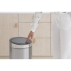 Afbeelding van Brabantia Touch Bin Prullenbak - 30 liter - Mat RVS Vingerafdrukbestendig