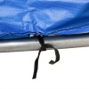 Afbeelding van HOMCOM Trampolin Randabdekking Ø244 cm, Veiligheidsnet en vervangingen voor tuintrampolines, Blauw