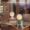 Afbeelding van HOMCOM LED Mond Tafel lamp met USB, nachttafel lamp voor woonkamer en speelkamer, wit