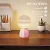 Afbeelding van HOMCOM LED Mond Tafel lamp met USB, nachttafel lamp voor woonkamer en speelkamer, wit