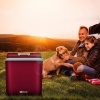 Afbeelding van Tillvex elektrische koelbox 24L | Mini-koelkast voor auto en camping | Koelt & verwarmt (Rood)
