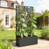 Afbeelding van Outsunny Multifunctionele Tuinbak - Metaal - 61L x 23B x 113H cm - Zwart