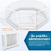 Afbeelding van KIDUKU® 7,2 meter veiligheidshek XXL inklapbaar incl. deur, bestaand uit 8 elementen