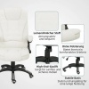Afbeelding van TRUUSK Ergonomische Bureaustoel met Vibratiemassage en Verwarming - Verstelbaar en Ligfunctie