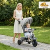 Afbeelding van Qaba 6-in-1 opvouwbare kinderdriewieler met verstelbare duwhandgreep en afneembare luifel