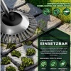 Afbeelding van Professionele staaldraad onkruidborstel voor bosmaaiers en trimmers, inclusief montageaccessoires