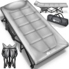 Afbeelding van tillvex® Campingbed, opvouwbaar met draagtas, tot 200 kg, extra breed, voor binnen en buiten