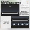 Afbeelding van Outsunny - Gasbarbecue - Staal - 144,5L x 56B x 110H cm - Zwart