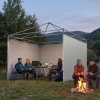 Afbeelding van Outsunny Zijpanelen voor Oxford Paviljoen - 300L x 200B cm - Lichtgrijs