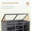 Afbeelding van PawHut Zwerghamsterkooi van Hout met Trappen - Drie Verdiepingen, Grijs 115 x 57 x 55 cm