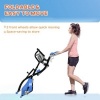 Afbeelding van HOMCOM Hometrainer van staal, ABS - 105L x 48B x 118H cm - Blauw en Zwart