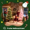 Afbeelding van HOMCOM Kerstboom PVC, PE, Metaal Ø75 x 150H cm Groen