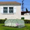 Afbeelding van Outsunny Kunststof en staal, groen - 200L x 100B x 80H cm - Kweek kas