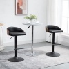 Afbeelding van HOMCOM Verstelbare Barhocker 835-588