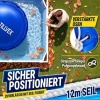 Afbeelding van tillvex® Winter Zwembadkussen XXL Ø 400 cm blauw met touw & reparatiekit