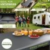 Afbeelding van Tillvex Inklapbare Tuintafel, Kunststof, 180 x 75 cm, Voor 8 Personen, Met Draaggreep