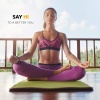 Afbeelding van TRESKO® fitnessmat yogamat pilatesmat 185 x 60 cm, groen, 1,5 cm dikte, getest op ftalaten