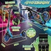 Afbeelding van RE:SPORT® Cityroller voor kinderen en volwassenen met LED-verlichting, bel en draagband