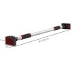 Afbeelding van SPORTNOW optrekstang - roestvrij staal en kunststof - 124x10x7cm - zwart