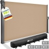Afbeelding van tillvex® Uitschuifbare Zijluifel 200 x 400 cm met Regenhoes voor Balkon en Tuin
