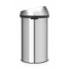 Afbeelding van Brabantia Touch Bin Prullenbak - 60 liter - Mat RVS