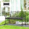 Afbeelding van Outsunny Zitkussen Polyester, Schuim - 100L x 40B x 10H cm - Donkergrijs