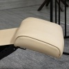 Afbeelding van HOMCOM Relaxstoel Kunstleer, Schuim - L78 x B87 x H100 cm - Crèmewit