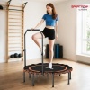 Afbeelding van SPORTNOW Fitness Trampoline Ø122 cm, opvouwbaar met 5 verstelbare handgrepen, voor binnen en buiten