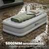 Afbeelding van Outsunny Zelfopblazende Slaapmat voor Camping, Waterdicht, met Pomp en Draagtas, 190 x 97 x 39 cm, G