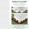 Afbeelding van Outsunny Vervangfolie voor kas PE 600L x 300B x 200H cm - Wit