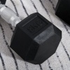 Afbeelding van HOMCOM Set van 2 korte zeshoekige halters A91-018V01