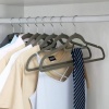 Afbeelding van Songmics - Fluwelen Kledinghangers - 20 Stuks - Antislip - Grijs