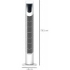 Afbeelding van HOMCOM Torenventilator - 18x18x78,5 cm - Wit