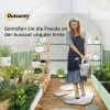 Afbeelding van Outsunny Kunststof Gewächshaus van verzinkte staal - 300L x 200B x 200H cm