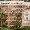 Afbeelding van Outsunny Polycarbonaat en Aluminium Kweekkas met Schuifdeur en Dakramen, 192 x 68 x 196 cm, Zilver