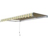 Afbeelding van Outsunny zonnescherm, Polyester Geel+Grijs - L2,95 x B2,45 m - Markies