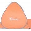 Afbeelding van Outsunny Strandtent Polyester, Staaldraden 200L x 150B x 119H cm Oranje