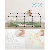 Afbeelding van SONGMICS Caviaverblijf met bodempanelen, 125 x 63 x 42 cm
