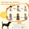 Afbeelding van PawHut Huisdierenkrat bijzettafel met kussen voor middelgrote en grote honden, grijs