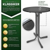 Afbeelding van tillvex® Gastro statafel, inklapbaar, 80 cm diameter, met hoes, weerbestendig, voor binnen en buiten