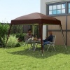 Afbeelding van Outsunny Vervangend Polyester Dak Koffie