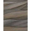 Afbeelding van Erismann Vliesbehang 10257-10 Casual Chic Donkergrijs en Bruin Golvenpatroon