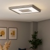 Afbeelding van Briloner Leuchten - LED-plafondlamp met achtergrondverlichting, 22W, 3000 lumen, wit/mat nikkel