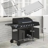 Afbeelding van Outsunny - Gasbarbecue - Staal - 144,5L x 56B x 110H cm - Zwart