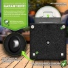 Afbeelding van tillvex® Granieten parasolvoet met wielen en handgreep 27 kg, vierkant, voor stokken 16-48 mm