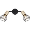 Afbeelding van Globo - Moderne Plafondlamp Zwart - H:20cm - E14 - Voor Binnen - Metaal