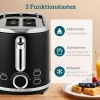 Afbeelding van HOMCOM Waterkoker en Broodrooster Set 1,7L RVS met 6 Bruiningsniveaus en LED Display